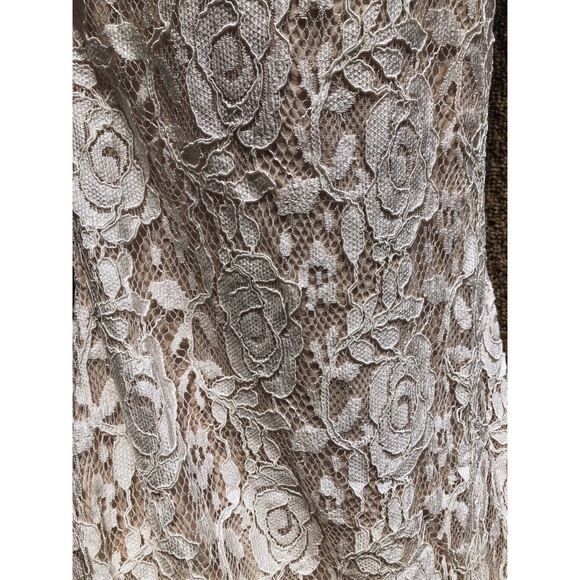 White Lace Formal Dress - Picture 7 of 8